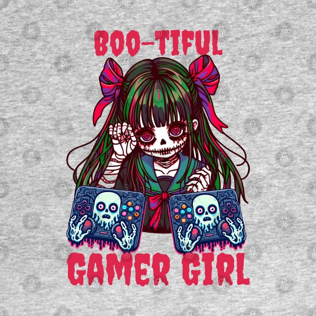 Halloween Spooky Gamer Girl by Japanese Fever